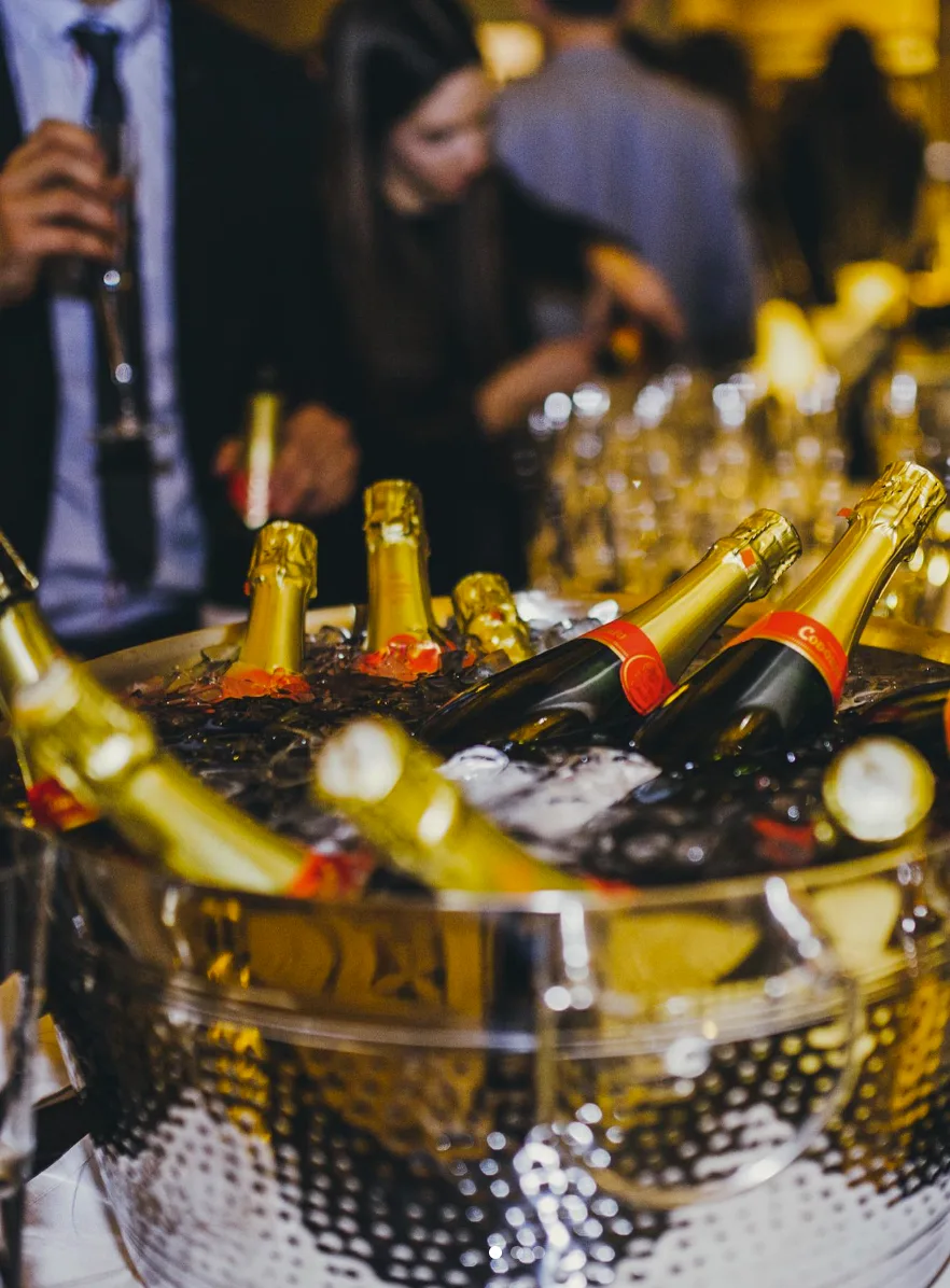 Champagne sur glace